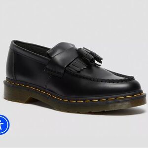 NEW Dr. Martens Adrian Black Tassel Loafers